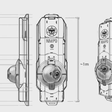 Sketches of a surveillance camera